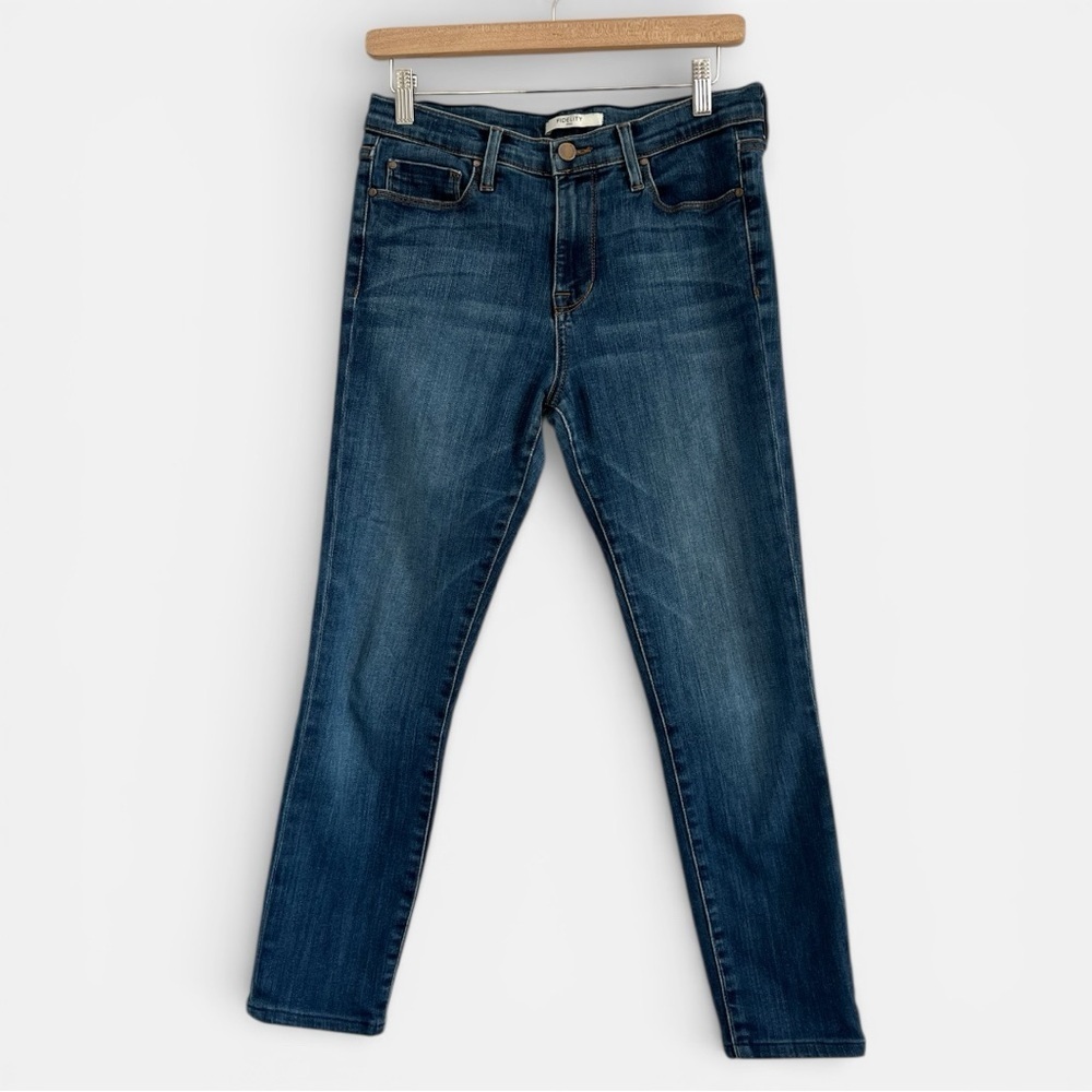Fidelity Dark Wash Gwen High Super Skinny 5-Pocket Denim